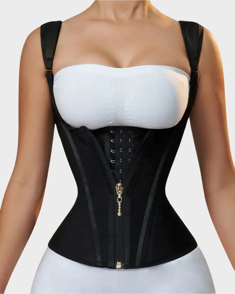 Double Waistband Corset Vest Waist Trainer-2