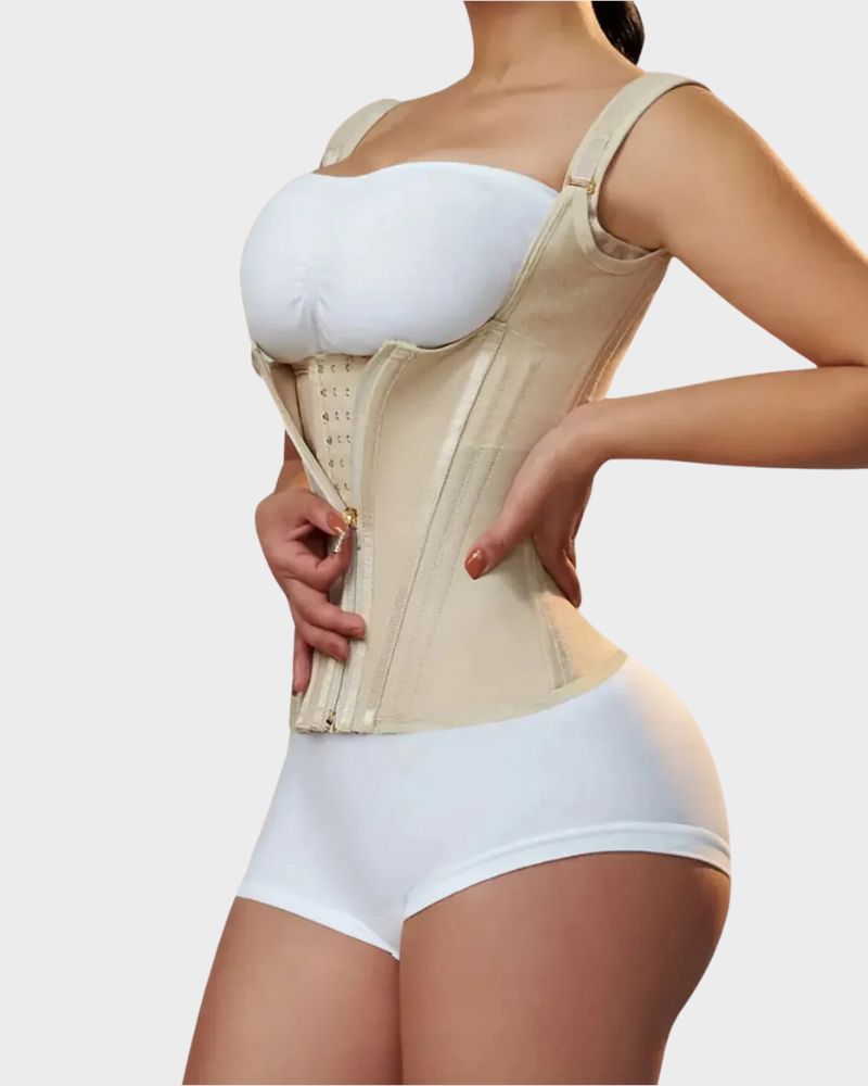 Double Waistband Corset Vest Waist Trainer-6