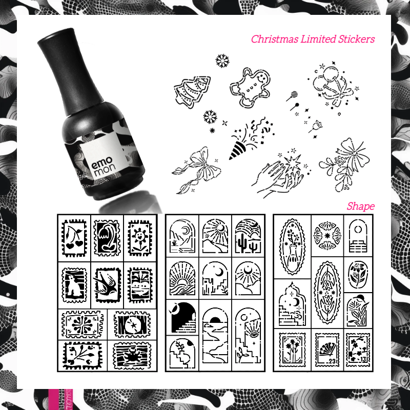 Emomon 可視香水禮盒 DIY 身體紋身貼紙-13