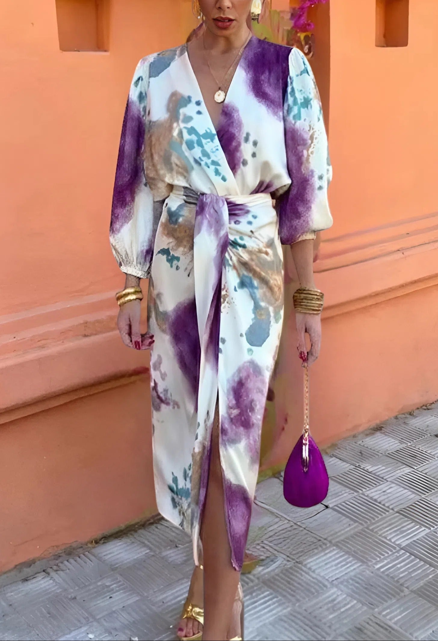 Lufi | Sophisticated Spring Two-Piece Dress-3
