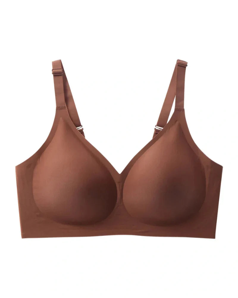 Jelly Wireless Women Comfortable Push Up Bra-11